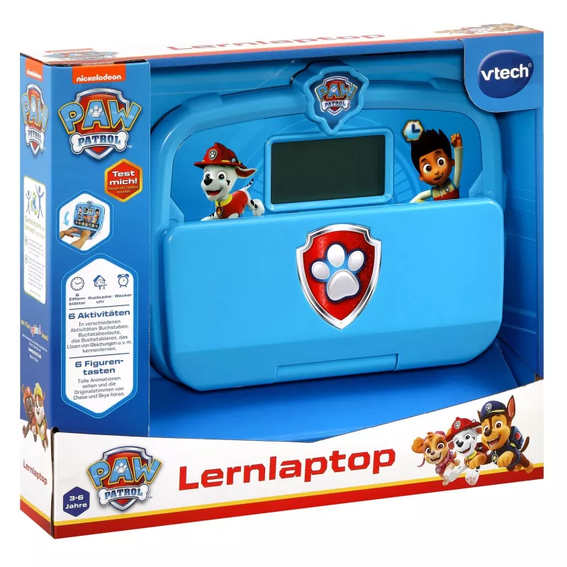 PAW Patrol leerlaptop, leercomputer blauw
