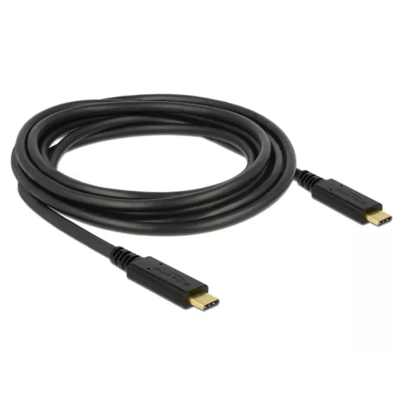 USB-kabel DeLOCK 83325 USB 2.0 3 m USB-C zwart