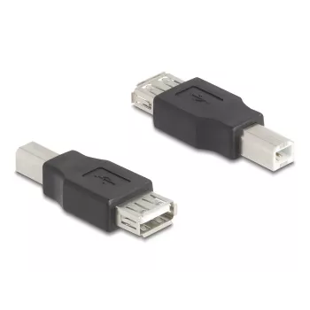 Kabeladapter DeLOCK 67199 USB Type-B naar Type-A zwart