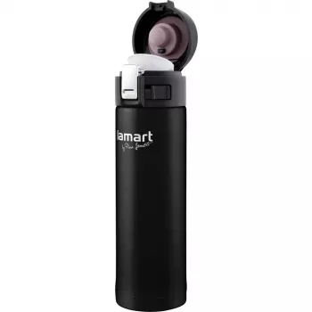 Thermobeker LAMART LT4045 400 ml roestvrijstalen vacuümgeïsoleerde reisbeker, Ø 6,4 cm