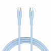 CANYON kabel OnWire 60CL C-C 60W COLOR gevlochten 1m lichtblauw