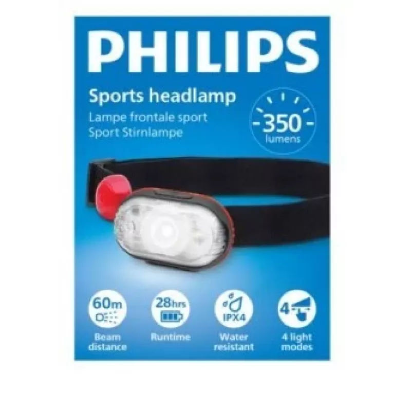 Zaklamp Philips Headlight LED 350 lm 3x AAA