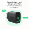 Oplader Green Cell PowerSource Duo30 – 1× USB-A, 1× USB-C, 3A