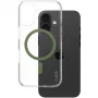PanzerGlass CARE Urban Combat transparant hoesje met groene MagSafe iPhone 16