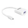 Videokabeladapter DeLOCK 65347 VGA D-Sub naar HDMI Type D Micro wit