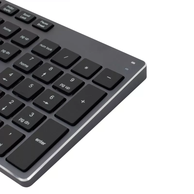 Draadloos toetsenbord SBOX WK-131 US, compact metalen design, US-layout