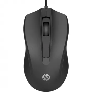 HP bedrade muis 105, dubbelhandig, optisch, USB Type-A, 1600 DPI, zwart