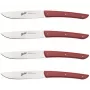 Berkel steakmessen set 4-delig kleur rood