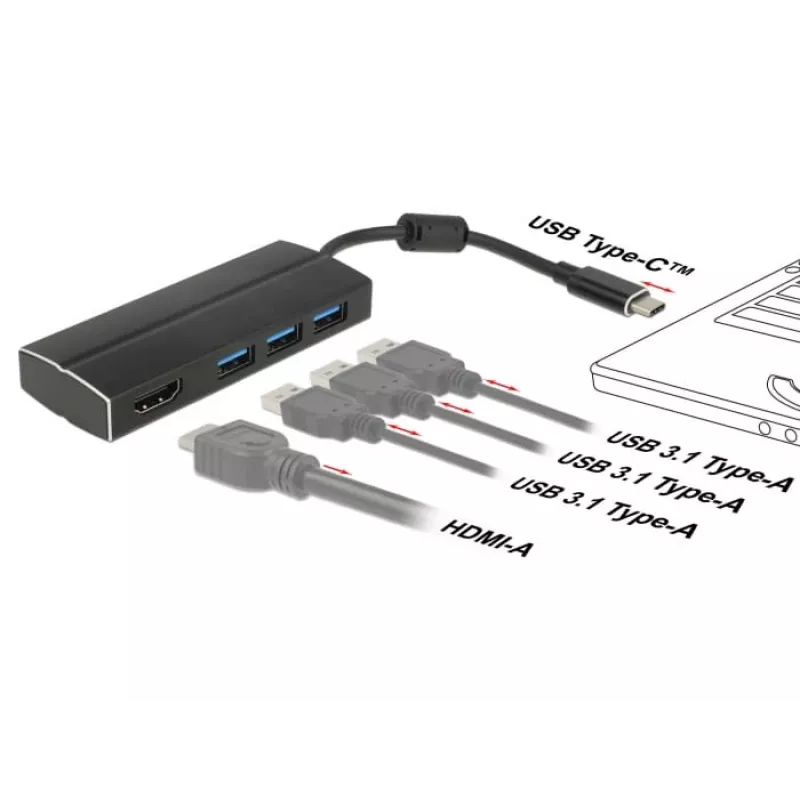 Laptop-dock DeLOCK 63931