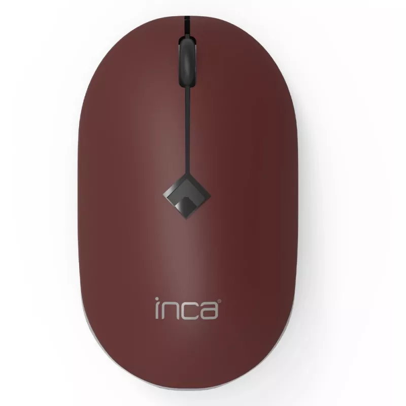 INCA muis IWM-231RB 1600 DPI, draadloos, 4 toetsen, bruin, 2,4 GHz