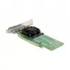 DeLOCK PCI Express x16-kaart naar 4 x interne NVMe M.2 Key M – low-profile formaat