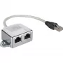 Wentronic Goobay kabelsplitter (Network Doubler), CAT Y-adapter - bedrading 2 x CAT 5 Ethernet, afgeschermd (68908)