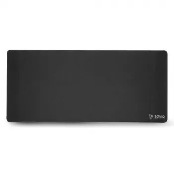 Muismat SAVIO Schwarz Edition Precision Control XL — 900×400×3 mm, textieloppervlak, rubberen onderlaag, gestikte randen