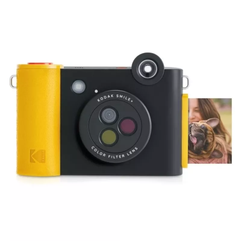 Sofortbildkamera Kodak SMILE+ 2x3 zwart — draagbare instantcamera met 2×3-afdrukken