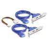 DeLOCK 61066 interne USB 3.2 Gen 1 adapter M.2 stekker zwart