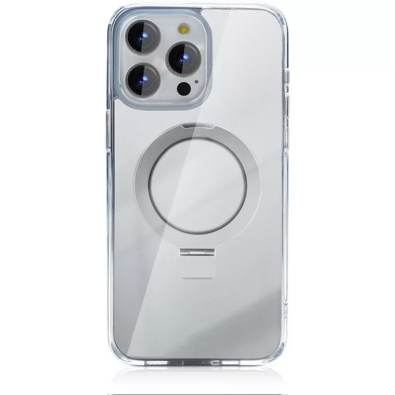 StyleShell SHOCKFlex met standfunctie, telefoonhoesje transparant, iPhone 16 Pro Max, compatibel met MagSafe