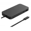 Microsoft Surface USB4 Dock bedraad zwart USB4-connectiviteit 1000 Mbit/s