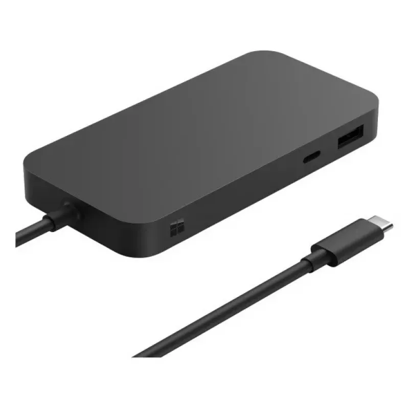Microsoft Surface USB4 Dock bedraad zwart USB4-connectiviteit 1000 Mbit/s