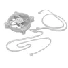 120mm behuizingsventilator MODECOM VOLCANO APEX 120 ARGB wit — 120mm ARGB koelventilator