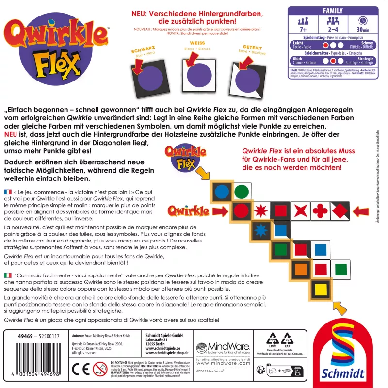 Qwirkle Flex, bordspel