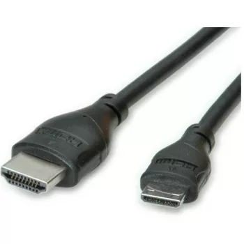 ROLINE HDMI High Speed Cable with Ethernet - HDMI met ethernetkabel - mini HDMI (M)