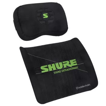 Memory foam kussen-set noblechairs Shure Edition GAGC-343 — lenden- en nekussen