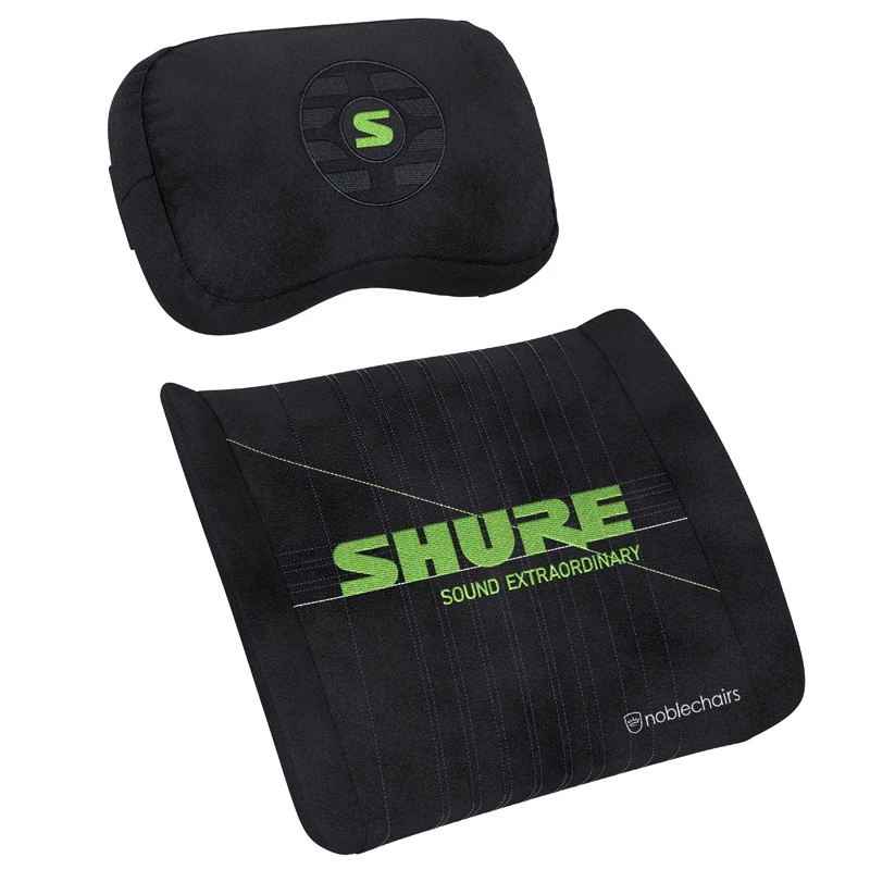 Memory foam kussen-set noblechairs Shure Edition GAGC-343 — lenden- en nekussen