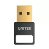 USB-bluetooth-adapter Unitek B105B — USB 2.0 Type-A, BLE v5.3, 3 Mbit/s, zwart, plug-and-play