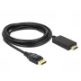 Videokabel-adapter DeLOCK 85318 DisplayPort naar HDMI 3m zwart