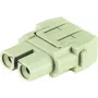 Crimpmodule female Harting 09140023102, rated 40 A, female crimp connector module