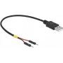 USB-kabel DeLOCK 85401 0,2 m USB A zwart