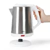 Jata JEHA1723 waterkoker, 2 l, 1500 W, roestvrij staal, wit