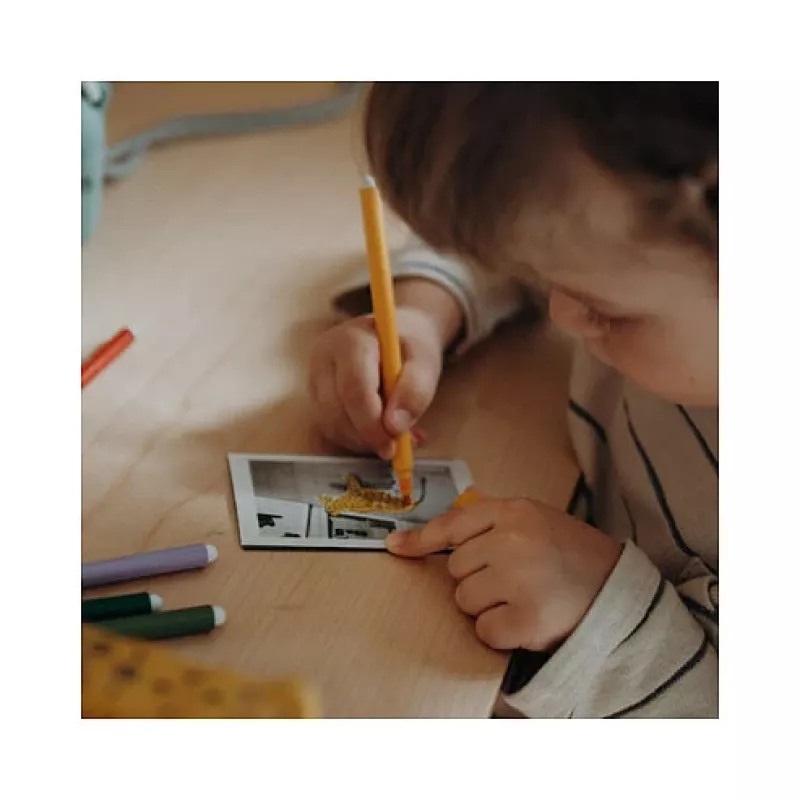 Kinderdigitale camera KIDYWOLF Kidyprint groen wit