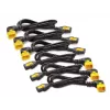 APC stroomkabelset (6 st.), vergrendelbaar, C13 naar C14 (90°-haaks), 1,2 m