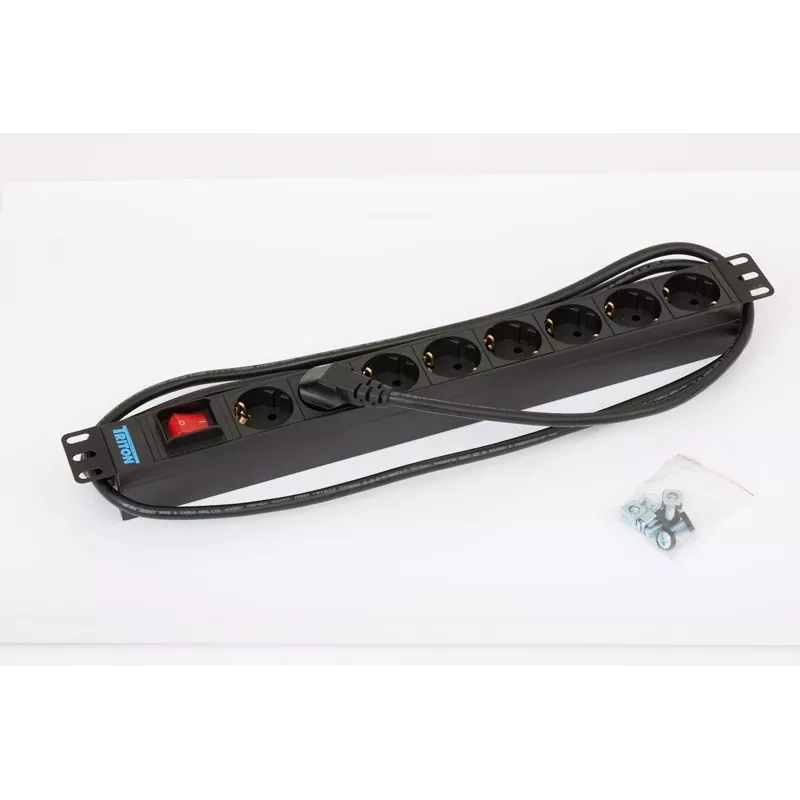 Power Distribution Unit Triton 19 inch PDU 8 AC-uitgangen 16A
