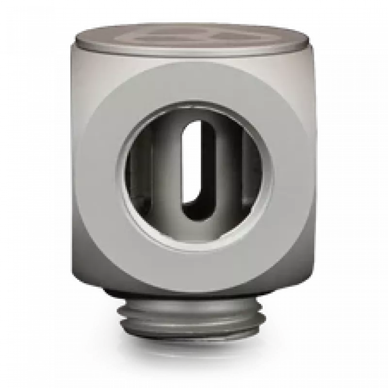 Thermal Grizzly DeltaMate Rotary T – waterkoelingsaansluiting, nikkel mat, 1 stuks (TG-DM-FIT-0204)