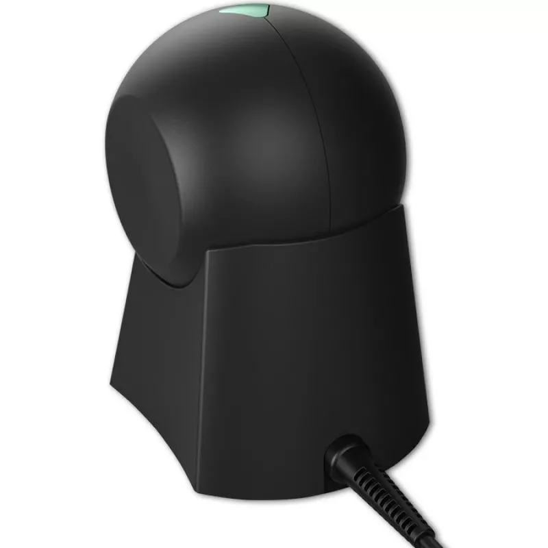 Qoltec 50857 bedrade desktop barcodescanner, 1D/2D, QR, USB, 1,75 m kabel