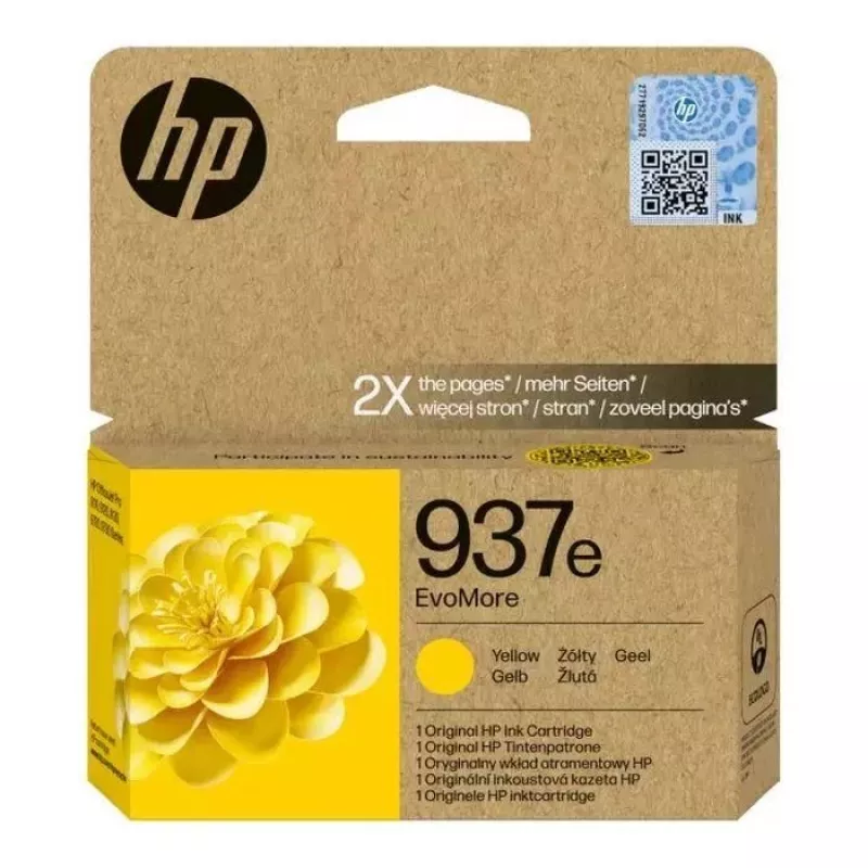 HP 937e EvoMore geel originele inktcartridge