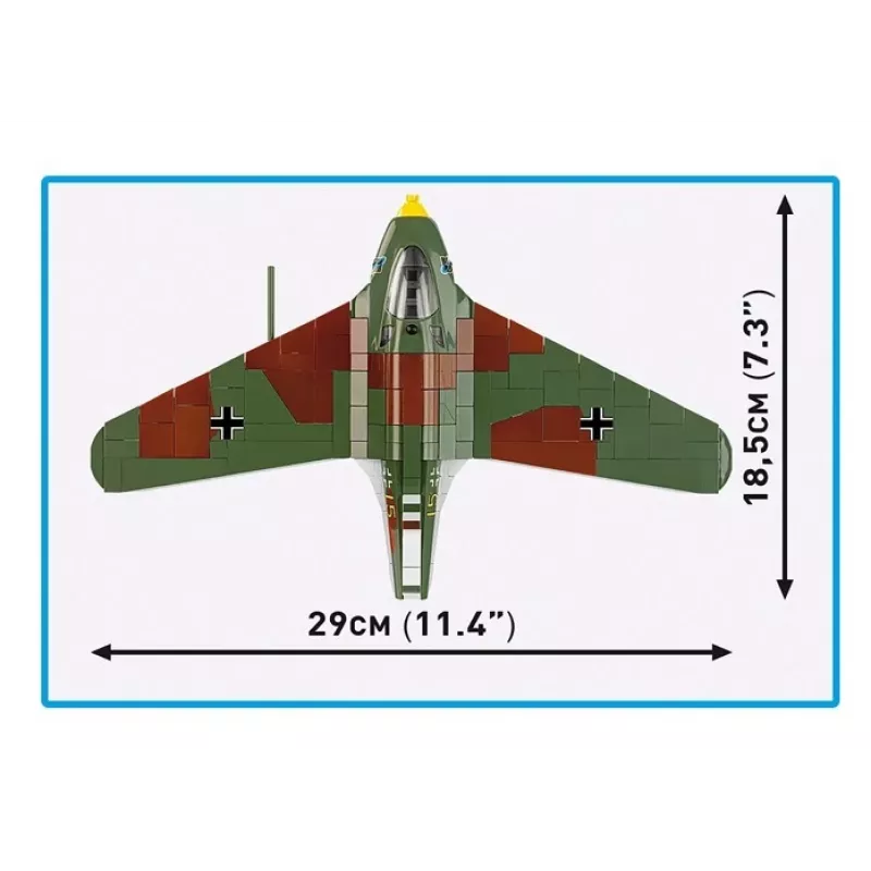 Bouwstenen Messerschmitt Me 163B Komet 543 onderdelen