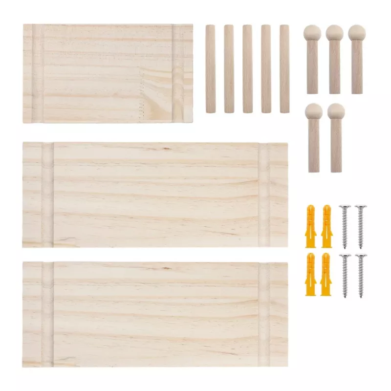 Maclean MC-130 WD houten organizerbord, 40x60 cm, max. 20 kg