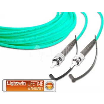 Lightwin Hoogwaardige Simplex LWL-patchkabel, MM OM3, ST - ST LWL-patchkabel (LSP-50 ST-ST 2.0 OM3)
