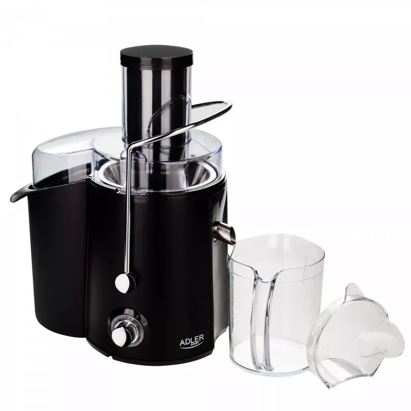 Centrifugaal sapcentrifuge Adler AD 4127 — 1000 W, zwart, sapcontainer, 3,9 kg