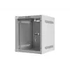 Lanberg WF10-2306-10S 10" wandrack-kast 6U, 336×280×310 mm, glazen deur, 20 kg, grijs (RAL 7035)