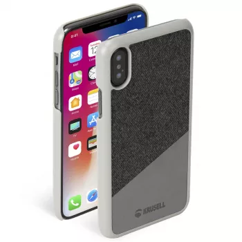 Hoesje Krusell Tanum iPhone X/XS 14,7 cm grijs