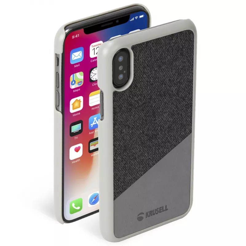 Hoesje Krusell Tanum iPhone X/XS 14,7 cm grijs