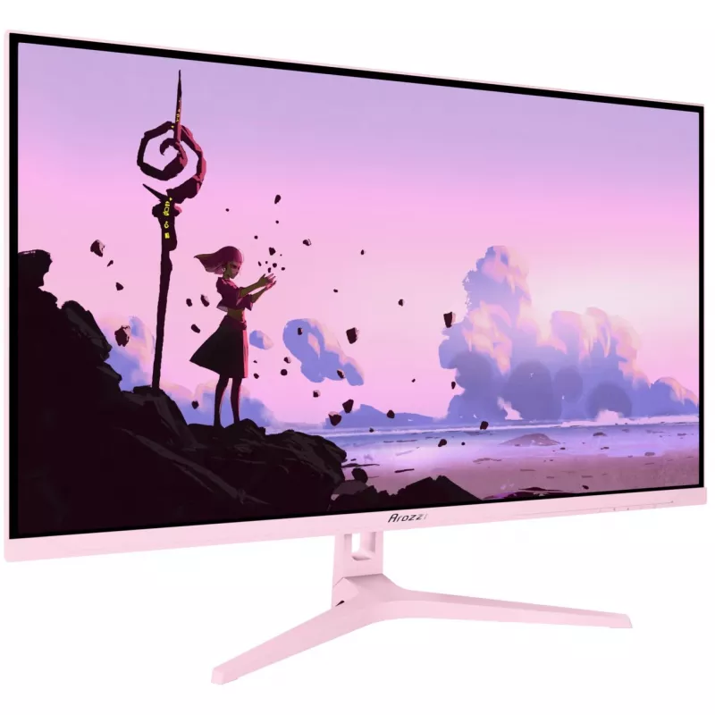 Computermonitor Arozzi Nova 32 inch (80 cm) 2560×1440 Quad HD LED 1 ms 16:9 roze met luidsprekers en VESA