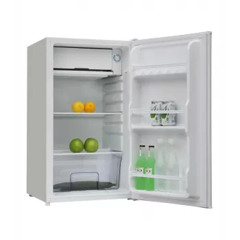 Koel-vriescombinatie Ravanson LKK-90E, vrijstaand 91 l totaal (koelgedeelte 81 l, vriesgedeelte 10 l), wit, energie-efficiëntieklasse E