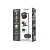 Beper P201UTP304 oplaadbare LED-lamp met magnetische voet, klem en wandbeugel, 2,3 W, dimbaar, zwart