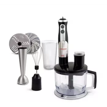 Esperanza EKM004 staafmixer 0,6 L zwart, zilver, transparant 800 W