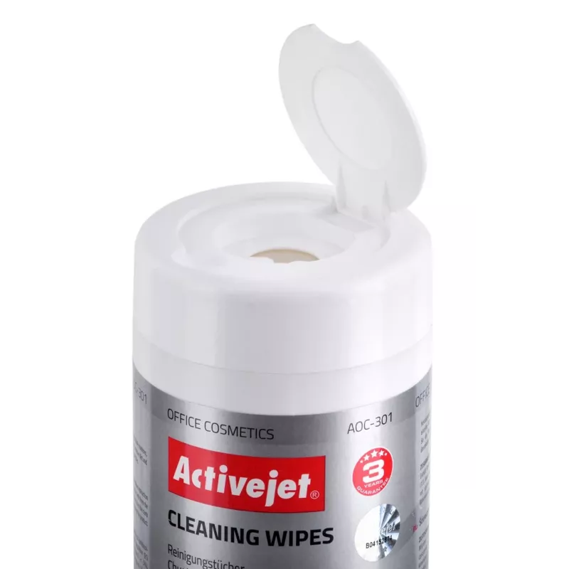 Activejet AOC-301 universele reinigingsdoekjes, 100 stuks